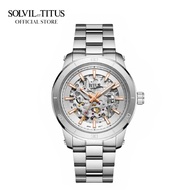 Solvil et Titus Aspira 3 Hands Mechanical in Transparent Dial and Stainless Steel Bracelet Women Watch W06-03281-005