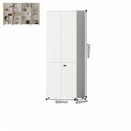 Lockable Wooden Filing Tall Cabinet
