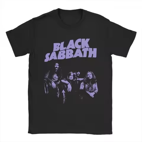 Black Sabbath Band Ozzy Osbourne Men's T-shirt Four Seasons New Style Unisex Casual T-shirt