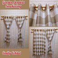 No Doubt SHORT WINDOW CURTAINS ROOM WINDOW CURTAINS 12CM AND 115CM HIGH MINIMALIST WINDOW HORTAINS