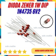 6.2v Diode Zener 1w 1N4735 Diode 6v2 6.2v 6.2 6.2 6.2 6.2v 1 1.0 1.0 w DO-41