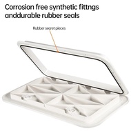 Marine Deck Access Hatch  White/Black Rectangle Boat Hatch & Lid,Boat Deck Hatch Lids