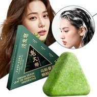 120g Platycladus Orientalis Shampoo Soap Seven Green Tiliacea Thuja Shampoo Care Nourishes Hair Q4j4