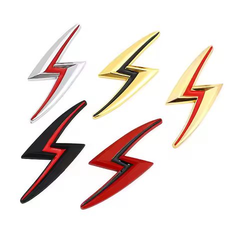 3D Metal S Lightning Logo Emblem Badge Trunk Decal for Nissan S10 S11 S12 S13 S14 S15 200SX 240SX S2