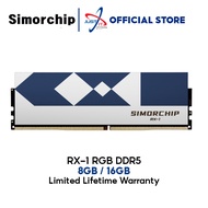 SIMORCHIP RX-1 RGB DDR5 6000MHZ CL38 LONGDIMM (CR6000XRX1-16G) -16GB