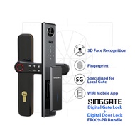 [1Y Warranty] Mothers day special deal | FR009PRO+FM021 Bundle Face Recognition Smart Digital Door Lock for HDB/BTO