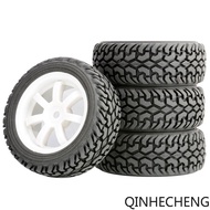4pcs RC 9005-8019 74MM Rally Tires Tyre Wheel Rim For 1:10 1:16 HSP HPI Wltoys SAKURA D3