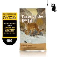 Totw 1kg Taste Of Wild Cat Food Makanan Kucing Premium Kibbles Cat Premium Cat Food Repack Taste Of 