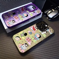 Cartoon Fun To Go To School Xiao Kui Phone Case Compatible for IPhone 11 12 13 14 15 Pro Max X XR XS MAX 7/8 Plus Se2020 Independent Mirror Frame Protective Shell