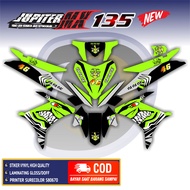 Stiker Mx 135 New Striping Motor Jupiter Mx 135 New Decal Yamaha Mx New 135 Shark