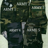 (1-12Y)  GOOD QUALITY READY STOCK SLACK JOGGER PANTS ARMY