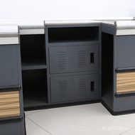 Shopping Mall Free Combination Cash Register Supermarket Cash Register Counter Corner Wooden Multifu