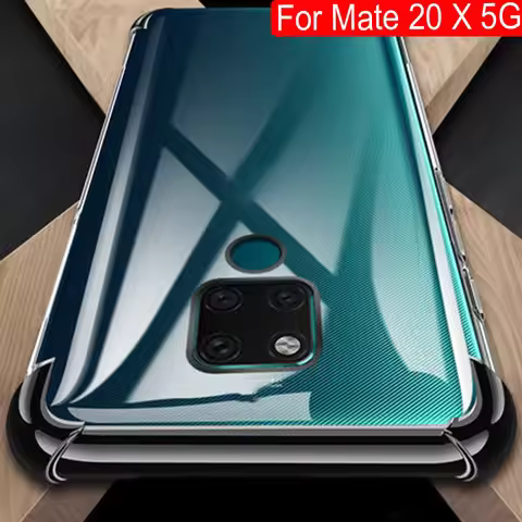 Blue Color For Huawei Mate 20 X 5G Case Airbags Buffer Full Protection Case For Huawei Mate 20 X TPU