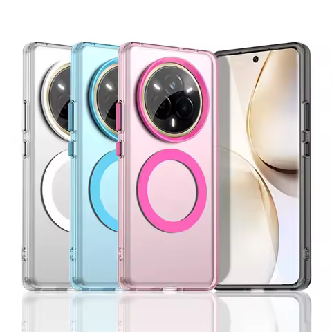 For Realme 14 Pro 5G Case Magnetic Wireless Charge Funda Realme 14 Pro Coque Matte Translucent Back 