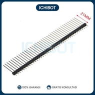 21mm Header Male 2.54mm Straight Socket SIL Connector Connector 21 mm 2.54