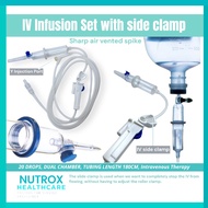 IV Administration Set Infusion drip Set 180cm (1 PACK) without needle, 20 Drops, Dual Chamber, Steri