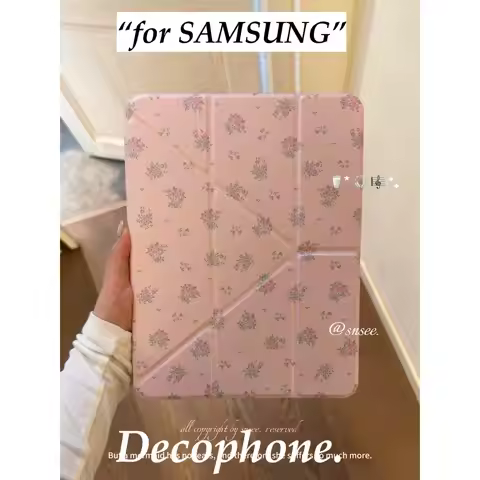 Tablet For Samsung Galaxy Tab A8/A9/A11+FE LITE PLUS/Galaxy Tab S6 Lite/S7/S8/S9/S10+ FE "Pink flora