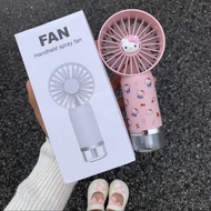 LY Handheld Small Fan Spray Refrigeration New Portable Office Desktop Student Dormitory USB Charging