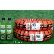 Maxxis Tire Tubeless Set (90/80-14 &amp; 100/80-14) Free 2 Sealant &amp; 2 Pito