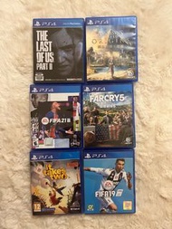 PS4 games: The Last of Us 2 , It Takes Two , FIFA 21 , Farcry 5 , Assassin’s Creed Origins, FIFA 19