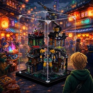 Saiz Custom Kotak Paparan Akrilik Acrylic Display Box 定制尺寸 for Lego 71837 NINJAGO City Workshops