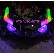ADV 150 HEADLAMP REFLECTOR 160 PLUS AES BILED PROJECTOR Turbo Se Experience 2.5 INCH DRL ALIS AES