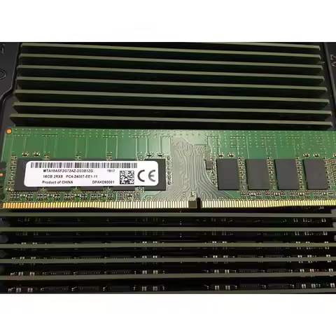 1PCS MTA18ASF2G72AZ-2G3B1ZG Server Memory 16G 16GB 2RX8 PC4-2400T DDR4 2400 DDR4 ECC RAM High Qualit