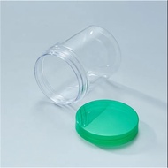 Pastry Pro, Plastic Can PET Screw Cap - Round (Green) 85 x 85 mm