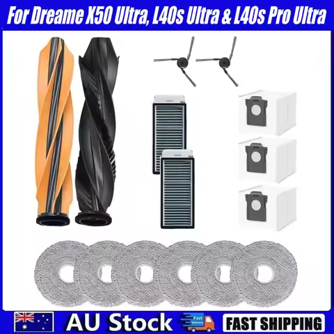 Accessories Kit For Dreame L40s Ultra Kit Compatible Dreame L40s Pro Ultra X50 Ultra Parts Replenish