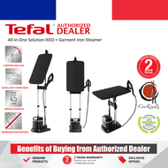 Tefal All-in-One Solution IXEO + Garment Iron Steamer QT1510 QT1510G0 Standing Steam Iron Ironing Cl