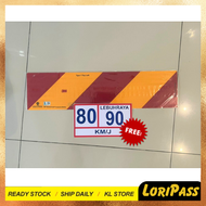 1 Pair 3M Diamond Grade Reflective Sticker With SIRIM / Red Yellow Lorry Sticker / Sticker Lorry / S