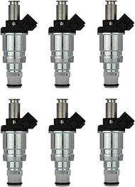 6pcs Fuel Injectors Replacement for 1998-2002 Honda Accord EX DX 3.0L 2.3L Civic 1.6L Odyssey 3.5L 1