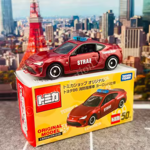 Tomica 50th Anniversary Tomica Shop Takara Tomy Mall Original Toyota 86 Fire Command Truck European 