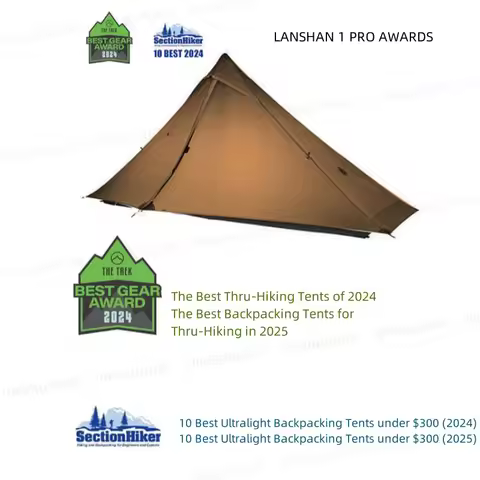 3F UL GEAR Lanshan 1pro Silpoly/Silnylon Tent Outdoor Camping Portable Tent Ultralight Waterproof Wi