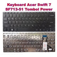 TOMBOL Acer Swift 7 SF713-51 SF713-51-M51W SF714-51 SF714-52 Power Button Keyboard