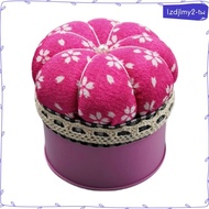[LzdjlmyefTW] Needle Cushion Box Round with Storage Box Sewing Tool Sewing Pin Storage Box