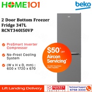 Beko 2 Door Bottom Freezer Fridge 347L RCNT340I50VP