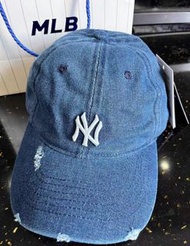 💜MLB  牛仔藍  男女同款 棒球帽 鴨舌帽 Unisex baseball caps and peaked caps