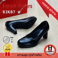 [🥇ของแท้100%🔢ไซส์ 36-41👠ส้น 3 นิ้ว] Enrich Piners รองเท้าคัทชู รองเท้านักศึกษา รองเท้าพิธีการ ผู้หญิ