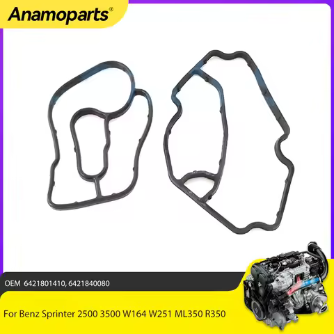 Engine Parts Oil Filter Housing Gasket Kit Fit 2.1 3.0 L OM642 For Mercedes-Benz W164 W251 Dodge Spr