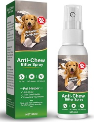 No Chew Spray for Dogs Bitter Apple Spray for Dogs Indoor & Outdoor Stop Chewing of Furniture Shoes 