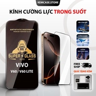 Vivo V60/V60 LITE tempered glass transparent, full screen | Screen protector for Vivo