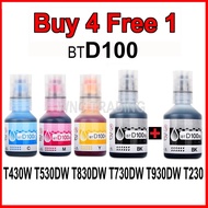 Brother BTD100 Compatible Refill Ink for T230 T930DW T236 T830DW T238 T730DW T430W DCP-T530DW T535DW