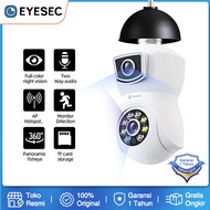 EYESEC CCTV Bohlam 6MP Dual Lens CCTV Lampu WiFi IP Camera 360° PTZ Kamera HP Jarak Jauh Garansi 1 T