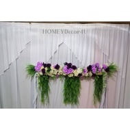 Kain tirai serong/ Kain Backdrop Pelamin(serong) / wedding backdrop