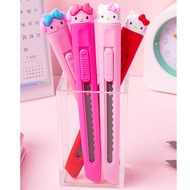 Sanrio Mymelody Cute Girly Pink Mini Portalble Utility Knife Cutter Letter Envelope Opener Mail Knife School Office Supplies stationery gift