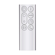 1 Pcs Air Purifier Leafless Fan Remote Control Plastic Air Purifier Leafless Fan Remote Control Suitable for Dyson TP05 Silver