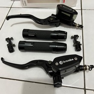 BRAKE MASTER OVAL TYPE TUBE RIGHTKiri + BARRACUDA HANDGRIP NMAX XMAX AEROX PCX ADV UNIVERSAL FG Orig