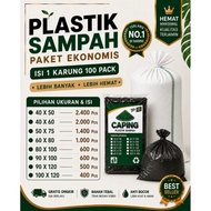 PLASTIC GARBAGE PACKAGE 1 BALL / 1 SACK l BLACK PLASTIC GARBAGE BAG LARGE ECONOMICAL l STRONG PLASTI