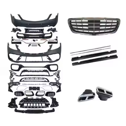 Car Parts S63 AMG W222 Bodykit Front Rear Bumper for Mercedes W222 Benz S Class 2014-2020 W222 Body 